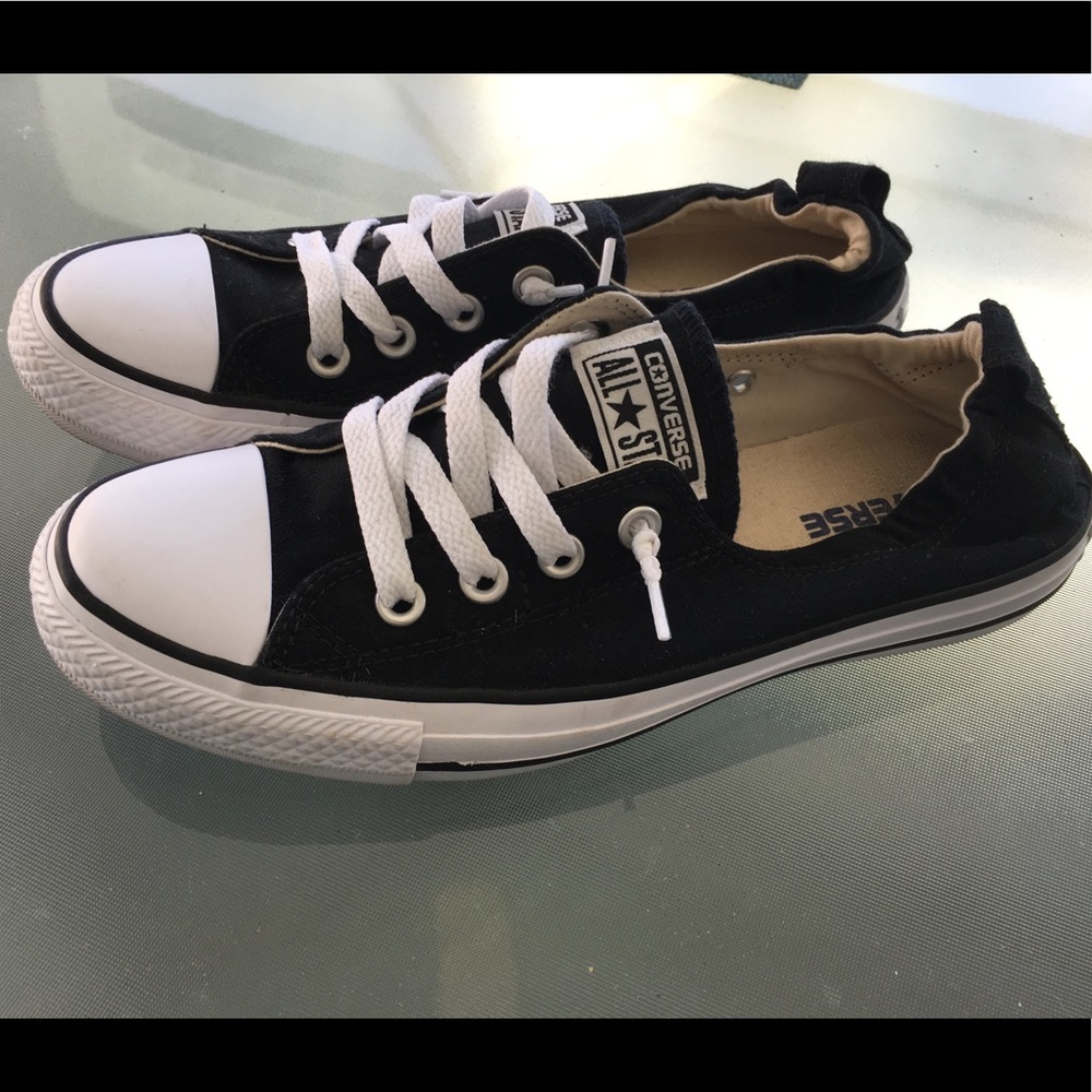 Black Shoreline Converse ☘️